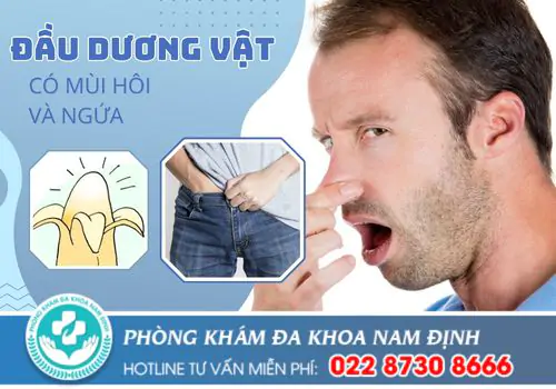Đầu dương vật bị ngứa và có mùi hôi là do đâu?