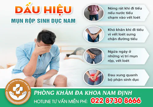 Mụn rộp sinh dục nam có biểu hiện như thế nào và nguy hiểm ra sao?