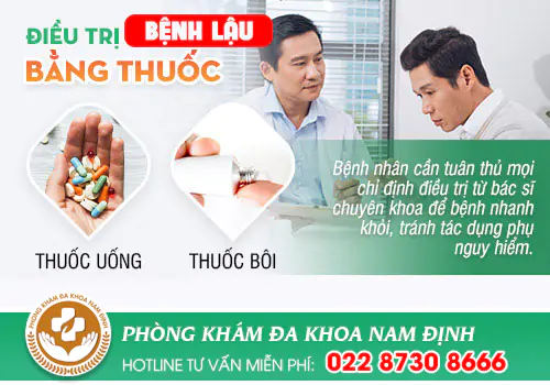 hỗ trợ điều trị bệnh lậu bằng thuốc được không?