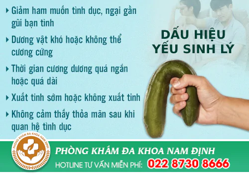Những dấu hiệu yếu sinh lý và cách điều trị