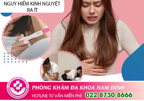 Kinh nguyệt ra ít có nguy hiểm không?